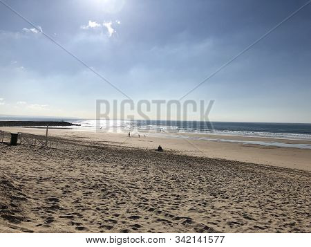 The Beach Of Costa Da Caparica, Portugal