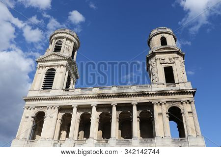 The Church Of Saint-sulpice In The City Of Paris