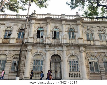 Mumbai, India - April, 2017: Cityscape Of Mumbai Near Chhatrapati Shivaji Maharaj Terminus Railway S