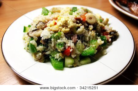 Chinese style fry rice, Beijing, China