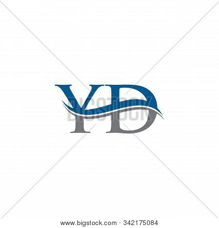 Initial Yd Letter Logo With Creative Modern Business Typography Vector Template. Creative Letter Yd 