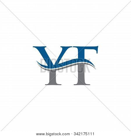 Initial Yf Letter Logo With Creative Modern Business Typography Vector Template. Creative Letter Yf 