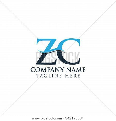 Initial Zc Letter Logo With Creative Modern Business Typography Vector Template. Creative Letter Zc 