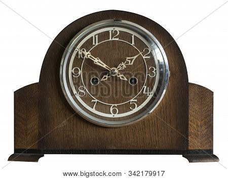 Grandfather Clock In Wooden Case, Europe, Isolated