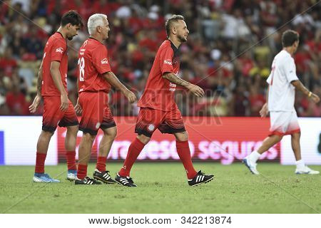 Rio, Brazil - December 28, 2019: Rafinha Player During A Soccer Game Of The All-stars Game In The Ma