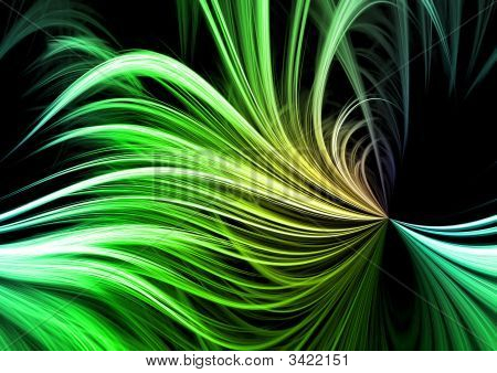 Grøn abstrakt baggrund