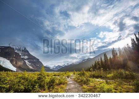 Beautiful Mount Robson in summer season, Canada