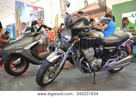 Pasig, Ph - Sept. 29: Honda Motorcycle At Philippine Moto Heritage Weekend On September 29, 2019 In 
