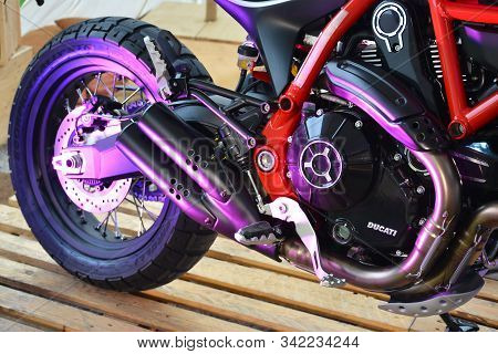 Ducati Scrambler Motorcycle At Philippine Moto Heritage Weekend