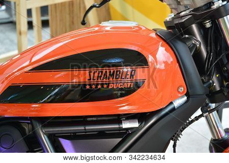 Ducati Scrambler Motorcycle At Philippine Moto Heritage Weekend
