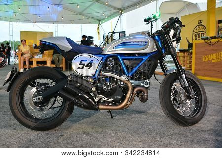 Ducati Scrambler Motorcycle At Philippine Moto Heritage Weekend