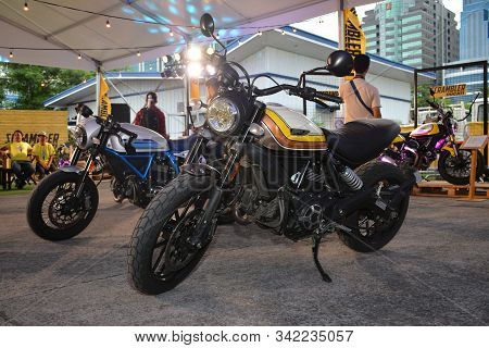 Ducati Scrambler Motorcycle At Philippine Moto Heritage Weekend