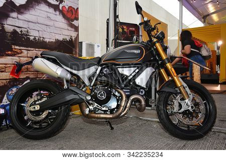 Ducati Scrambler Motorcycle At Philippine Moto Heritage Weekend