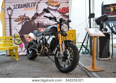 Ducati Scrambler Motorcycle At Philippine Moto Heritage Weekend