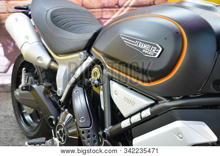 Ducati Scrambler Motorcycle At Philippine Moto Heritage Weekend