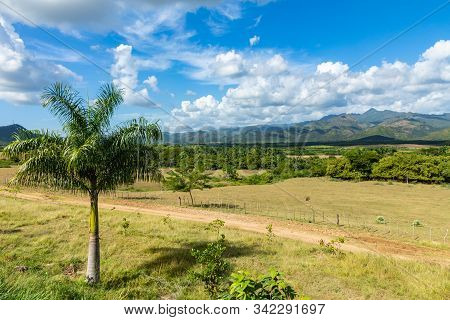Valle De Los Ingenios (valley Sugar Mills) In Cuba, A Famous Tourist Destination And A Major Sugarca