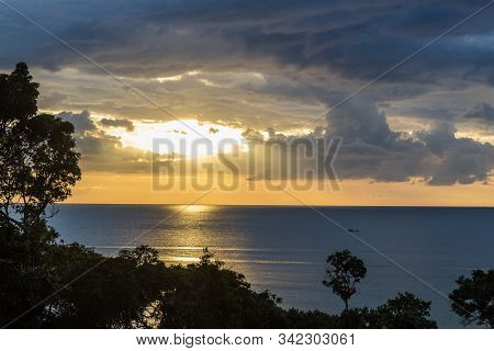 Morning Landscape Of Koh Rong Island, Cambodia