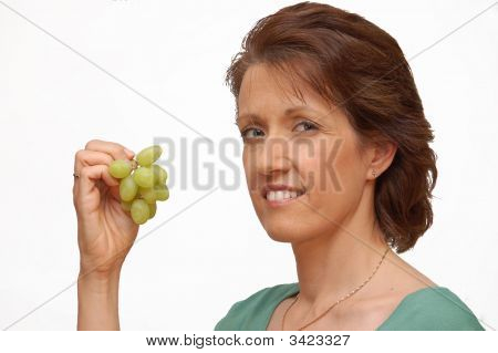 葡萄的女人
