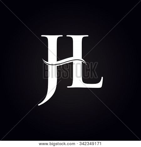 Jl Letter Type Logo Design Vector Template. Abstract Letter Jl Logo Design