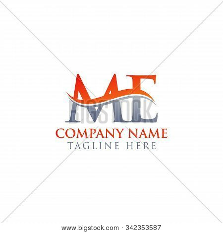 Initial Me Letter Logo Design Vector Template. Abstract Letter Me Logo Design