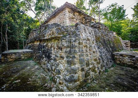 Ancient Mayan Pyramids Nohoch Mul In Coba