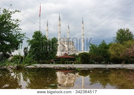 Adana, Turkey - Sabanc? Mosque and its reflections