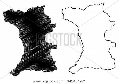 Shirak Province (republic Of Armenia, Administrative Divisions Of Armenia) Map Vector Illustration, 