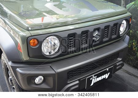 Black Suzuki Jimny At Manila Auto Salon