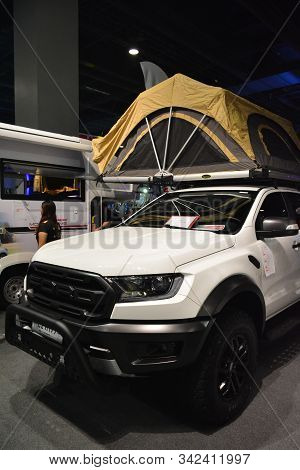 Pasay, Ph - Nov. 16: 2019 Ford Raptor Pick Up At Manila Auto Salon On November 16, 2019 In Smx Conve