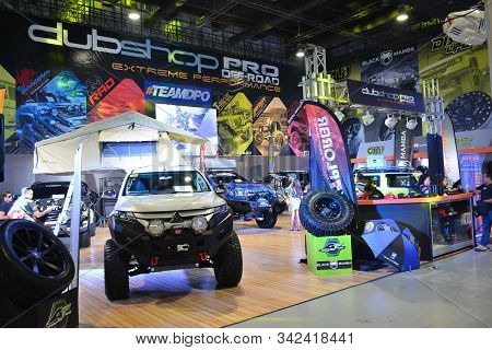 Pasay, Ph - Nov. 16: Dubshop Exhibit Booth At Manila Auto Salon On November 16, 2019 In Smx Conventi