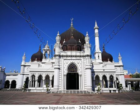 Black Dome Mosque, the landmark of Alor Setar City in Malaysia
