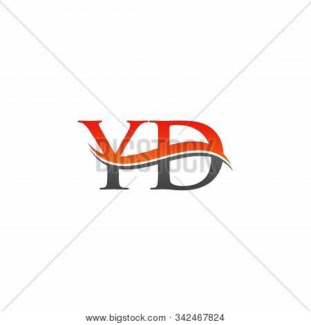 Initial Yd Letter Linked Logo Vector Template. Creative Letter Yd Logo Vector.