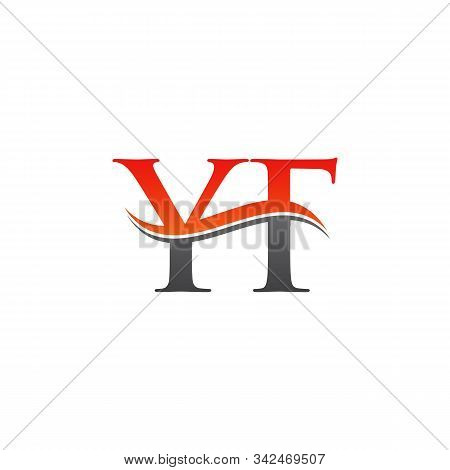Initial Yf Letter Linked Logo Vector Template. Creative Letter Yf Logo Vector.