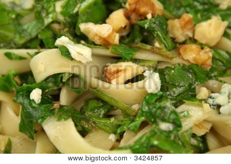 Fettucini szpinak