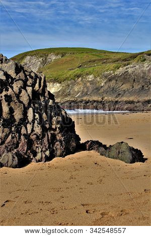 Beautiful Ireland. Dingle Peninsula. Coumeenoole Beach While Driving Along The Ring Of Dingle