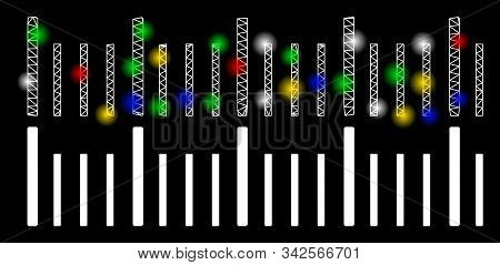 Glossy Mesh Ruler Vector & Photo (Free Trial) | Bigstock