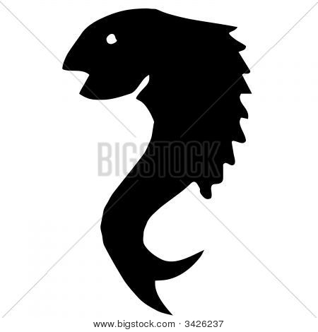 Silhouetten-Fisch
