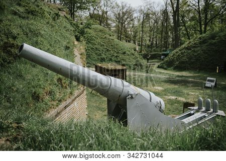 World War 2 Anti-aircraft Gun In Swinoujscie, Poland