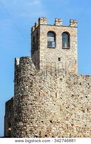 Desenzano Del Garda, Italy - Circa September 2018. View Of Desenzano Castle (castello Di Desenzano D