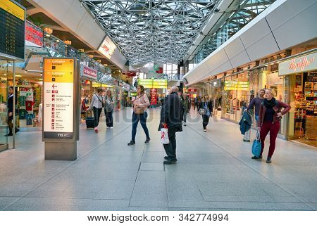 BERLIN, GERMANY - CIRCA SEPTEMBER, 2019: interior shot of Berlin Tegel 