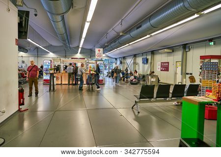 BERLIN, GERMANY - CIRCA SEPTEMBER, 2019: interior shot of Berlin Tegel 