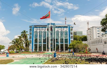 Male/maldives/11/10/2019-the Police Headquarters Maldives Shaheedh Hussain Adam Building Male Capita