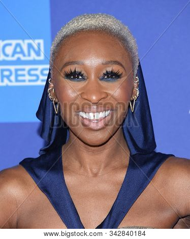 LOS ANGELES - JAN 02:  Cynthia Erivo arrives for the PSIFF Awards Gala 2020 on January 02, 2020 in Palm Sprimgs, CA                