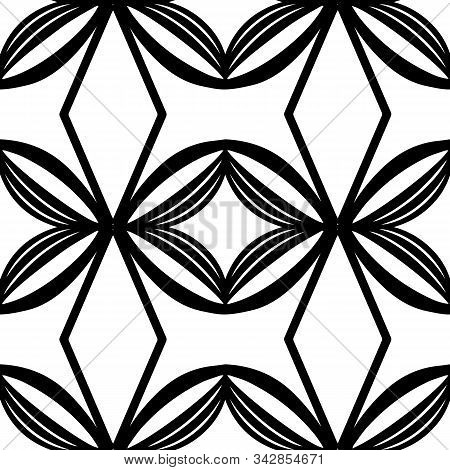 Modern Transparent Geometric Pattern Overlay Vector Seamless Pattern