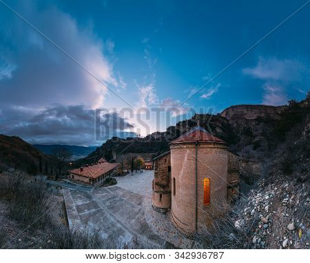 Mtskheta, Georgia. Shio-mgvime Monastery. Upper Church Of Holy Virgin Or Theotokos, Central Part Of 