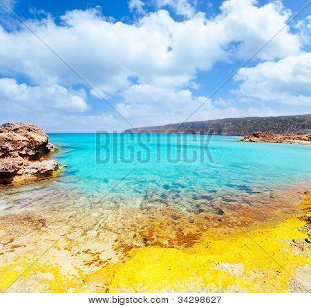 Es Calo de San Agusti em Formentera Balearic ilhas