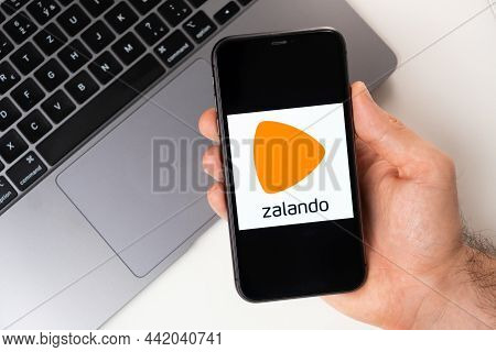 Zalando Is A Convenient Mobile Application For Buying Clothes, Shoes And Accessories Online. A Man I