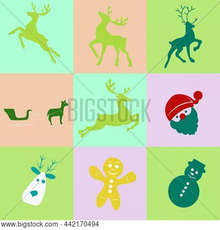 Christimas Icon Collection Christmas Tree Gift Transparent Background Free Jpg