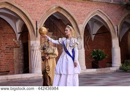 Krakow, Poland - July 29, 2021: Performance - Harmonia Mundi Performed By Cracovia Danza Ballet In T