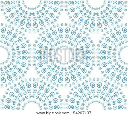Abstract seamless pattern with decorative circles